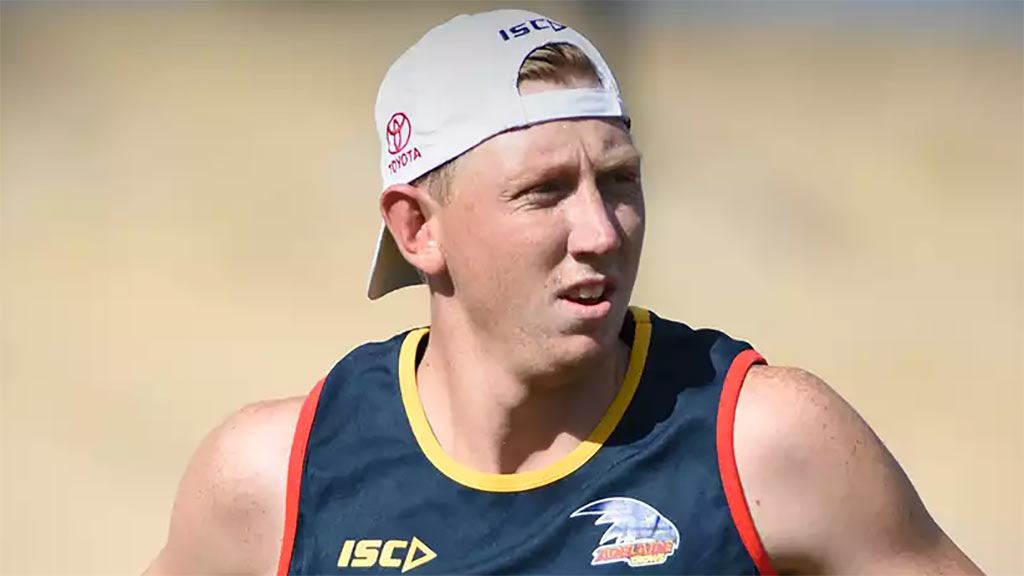 strachan041218.jpg Crows rookie Kieran Strachan. Picture: afc.com.au - AFL,Adelaide Crows,Kieran Strachan,Draft